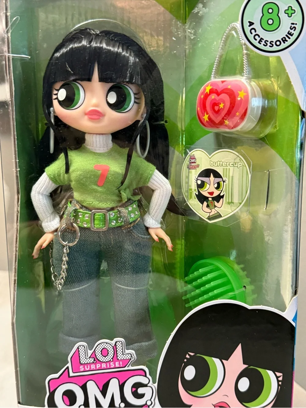 L.O.L. Surprise! O.M.G. Powerpuff Girls Buttercup Fashion Doll Set